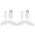 thumbnail image 1 of Sidaley Cable de carga USB C de repuesto para tipo C, línea de datos móviles, línea alámbrica de carga rápida, accesorios de Cable USB C Blanco 1.5 m 2Conjunto, 1 of 6