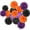 Black Orange Purple, variant on ANHXN Champagne-Decorations Paper-Flowers Lanterns - Boho Fall Rustic Tissue Streamers,Wedding Baby Bridal Shower Neutral Autumn Birthday Hanging Supplies Decor