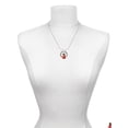 thumbnail image 3 of Delight Jewelry Resin Red Angel Holding Star Silver-tone You Mean the World to Me Ring Necklace, 18", 3 of 4
