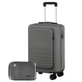 thumbnail image 1 of Maleta De Viaje 10kg 20 Pulgadas Cabina Carry On Neceser Ruedas 360 SKYTRAVEL gris 1, 1 of 7