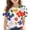 Multicolor-03, variant on Girls Short Sleeve Tops Cute Print Tees Summer Crew Neck Lightweight Casual T-Shirts Kids Clothing Size 3-14