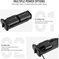 thumbnail image 3 of NEEWER BG-E20 Battery Grip Replacement Compatible with Canon 5D Mark IV DSLR Camera, Vertical Battery Holder Grip, 3 of 5