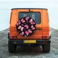thumbnail image 2 of Fotbe Girl Butterfly Spare Tire Cover Thickening Universal Fit for Jeep, Trailer, RV, SUV, Truck, Tough Tire Wheel Soft Cover-15 inch, 2 of 9