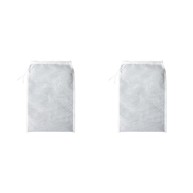 Matsuzay Bolsa de filtro de vino de leche de soja, malla fina, bebida, té, café, vinagre, yogur, Hotel, panadería, colador lavable, 80 80 granos, 15 × 20 cm 2Conjunto