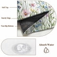thumbnail image 2 of Spring Floral Kitchen Runner Rug 2x6 Washable Runners for Hallway Non Slip Colorful Botanical Wildflower Summer Large Area Rug Indoor Floor Carpet for Bathroom Laundry Entryway Bedroom Living Room, 2 of 8