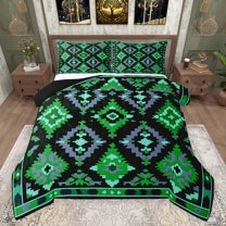 Castle Fairy Western Boho Hippie Aztec Full Size Comforter Sets 3-Piece for Female Men Women,Bohemian Exotic Style Bedding Comforter Set,Southwestern Vintage Aesthetic Lightweight Bedding Sets