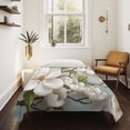 thumbnail image 4 of Vintage Flowers Tapestry for Bedroom Wall Hanging Tapestry, White Country Lily Floral Plant Branch Ceiling Backdrop Tapestries Poster Blanket Wall Decor for Teens Room Living Room Dorm 39" x 59", 4 of 8