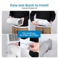 thumbnail image 6 of 15,000 BTU Portable Air Conditioner for Rooms Up to 850 Sq.ft - 3-in-1 Cooling AC Unit with Dehumidifier & Fan Modes, Remote Control, 24H Timer, Easy Install Window Kit, 6 of 9