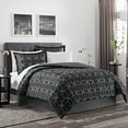 thumbnail image 1 of Martex Cathedral Queen Black Bed-In-A-Bag, 1 of 4
