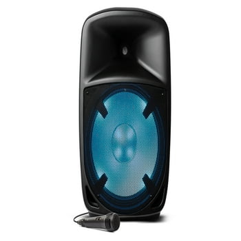 ION Audio Pro Glow 1500 Portable Bluetooth Speaker, Black, PROGLOW1500