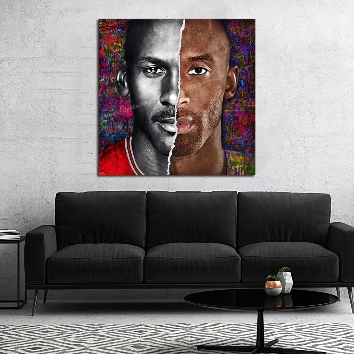 Source 1 Pcs Home Decor Poster Painting Kobe Bryant Michael Jordan