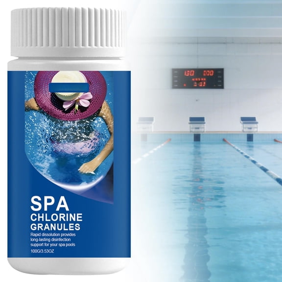 Multifunctional Water Purification Tablets for Hot Tubs, Swimming Pools and SPA, Fast Dissolving Chlorine Tabs to Clarify and Clean Hydrotherapy Pool Water