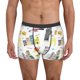 thumbnail image 1 of Balery New York Calzoncillos bóxer para hombre, ropa interior de algodón suave y transpirable con cinturilla de nailon-Medium, 1 of 5