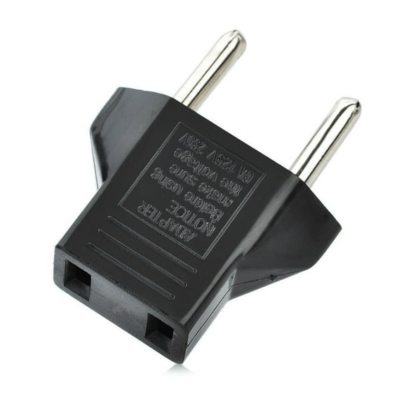 USA to Europe Asia Plug Adapter Travel Wall Power Plug Outlet Converter Adapter - 1 Pack