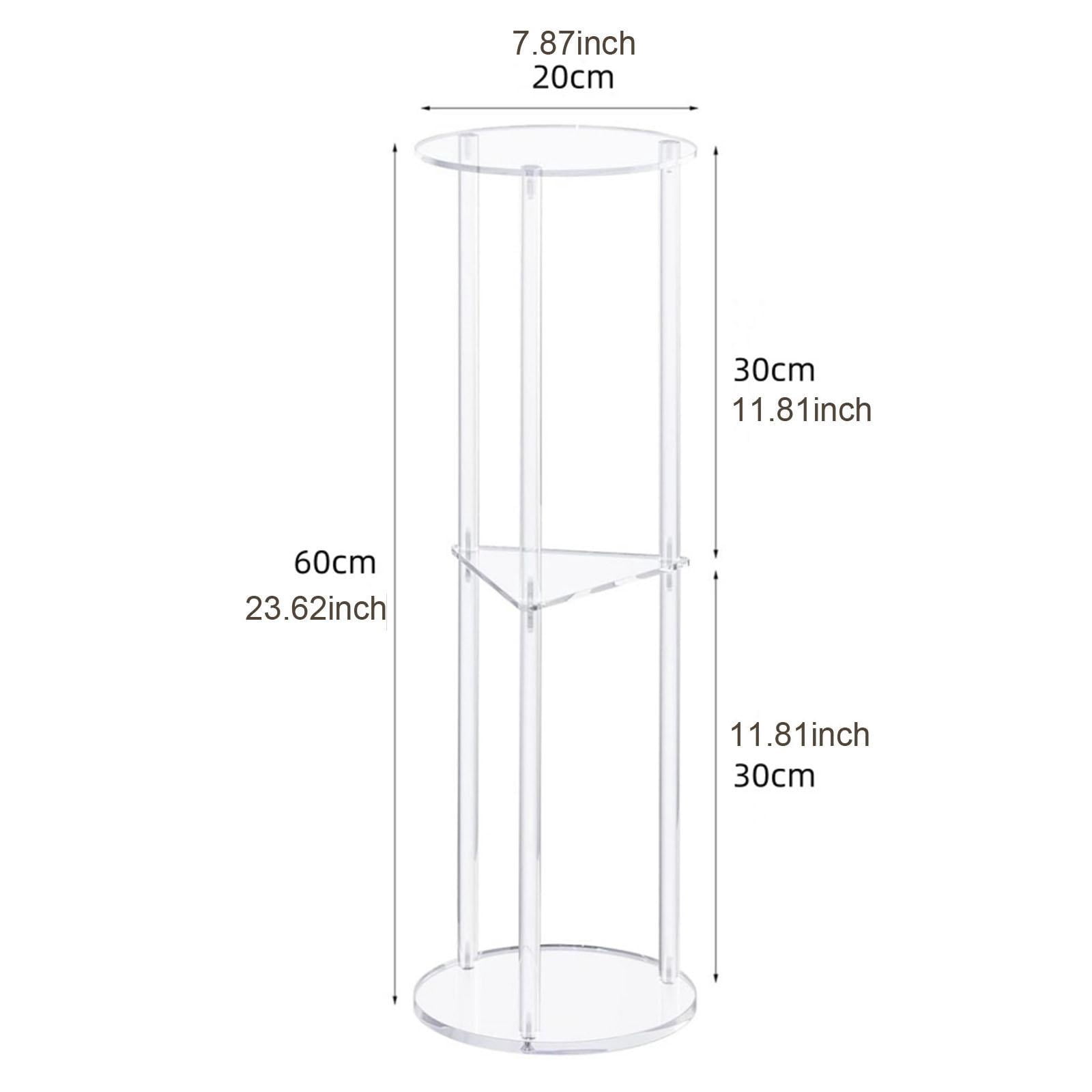 Desktop Aquarium Tank Transparent Acrylic Fish Bowl Vase Space Saving Design for Living Room Office Decor