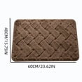 thumbnail image 4 of AuroraX Bathroom Rug Non Slip Backing Washable Large Brown Quick Dry Absorbent Bath Rugs for Bathroom Floor Bath Mat for Tub, 4 of 7