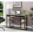 thumbnail image 2 of Designs2Go No-Tools Student Desk with Shelves in Light Gray Wood Finish, 2 of 6