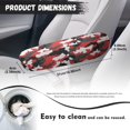 thumbnail image 7 of Yuyamidu Red and Black Armrest Cover for SUV Truck Sedan Camo Car Front Seat Armrest Covers Elastic Car Seat Arm Rest Cover Car Interior Accessories, 7 of 7