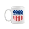 thumbnail image 2 of Shield With American Flag. Mug  -Image by Shutterstock,, 2 of 4