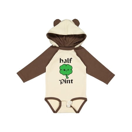

Inktastic Half Pint Gift Baby Boy or Baby Girl Long Sleeve Bodysuit
