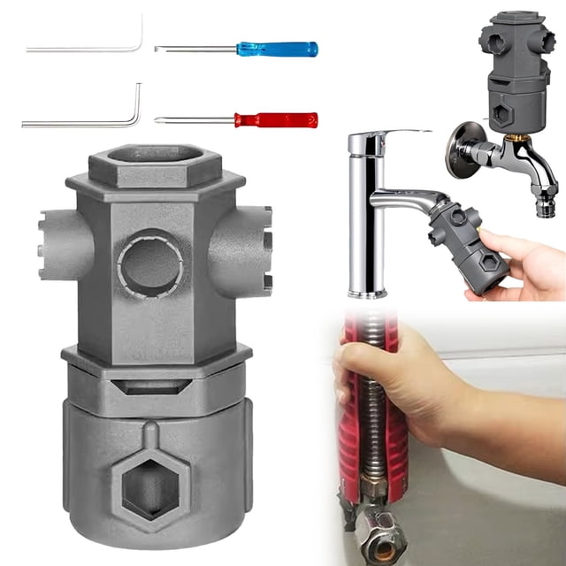 Vente de Liquidation! Dusknt Clé de Réparation Multifonctionnelle pour Cuisine et Salle de Bain