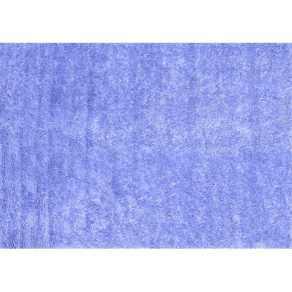 Ahgly Company Indoor Rectangle Abstract Blue Contemporary Area Rugs, 3' x 5'