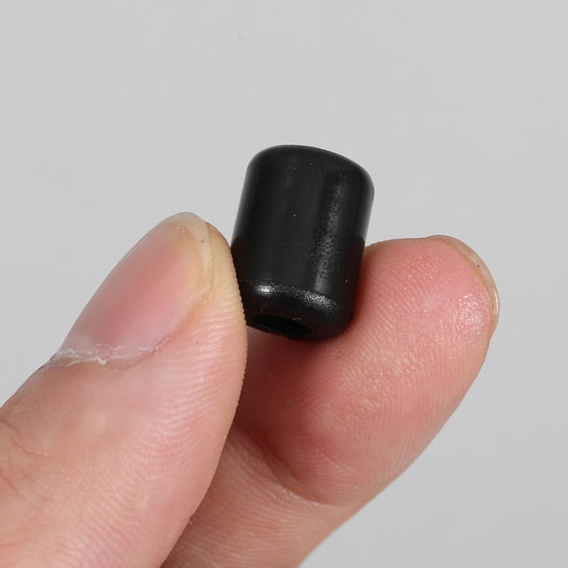BESTYASH 90Ud Clips De Control Para Inventario Con Tapones Para De PVC Organizador Negro