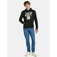 thumbnail image 2 of Bluey Men's & Big Men's Y2K Graphic Hoodie Sweatshirt, Sizes S-3XL, 2 of 5