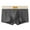 Dark Gray, variant on TMOYZQ Soft Cotton Comfort Men's Trunks Underwear Stretchy and Breathable Men's Trunks