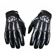 TELOLY Men Skeleton Mechanic Warm Sport Gloves Windproof Ski Snowboard Motorcycle Glove