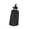 thumbnail image 3 of BELOVING 2 Pieces Halloween Cosplay Cloak Cape Fancy Cosplay 140cm Pointed Wizard Hat, 3 of 10