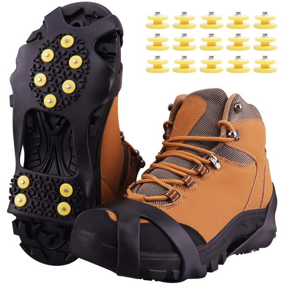 Ice Snow Grips Over Shoe/Boot Traction Cleat Spikes Anti Slip Footwear