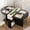 Black, variant on 3-in-1 Folding Drop Leaf Oval Dining Table, Rolling Kitchen Table with Locking Casters, Wine Rack & Storage Drawer, Space-Saving for Small Apartments/RVs