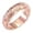 Rose Gold, variant on Rose Gold Flower Wedding Band Ring for Women, Stackable