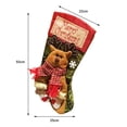 thumbnail image 2 of Bolsa De Dulces Colgante Calcetín Bolsa Colgante Navideño Para Relleno Y Decoración Colgante sonducket HA043956-03, 2 of 6