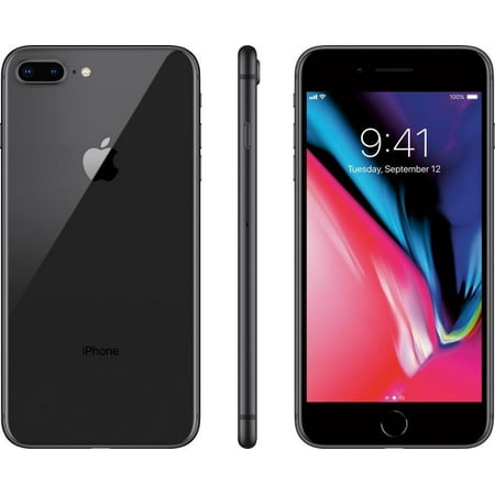 Restored Apple iPhone 8 Plus 64GB, Space Gray - Unlocked GSM (Refurbished)