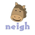 thumbnail image 2 of CafePress - Animal Noises Horse Neigh Infant Bodysuit - Baby Light Bodysuit, Size Newborn - 24 Months, 2 of 4