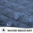 thumbnail image 4 of Housse de Sofa Matelassée Réversible 4 Places, Protège-Meubles Résistant à l'Eau, Housse de Canapé Lavable avec Mousse Antidérapante et Sangles Élastiques pour Enfants, Chiens, Animaux (XX Grand, Bleu Foncé/bleu Pâle), 4 of 7