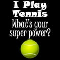 thumbnail image 3 of CafePress - I Play Tennis What’S Your Super Power? Pajamas - Women's Short Sleeve Print T-Shirt and Pants Dark Cotton Pajama Set, 3 of 7