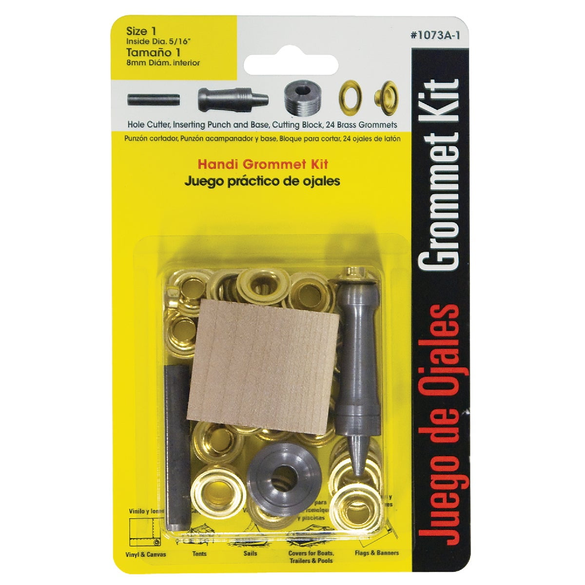 Lord and Hodge Inc. 1 Brass HandiGrommet Kits 24 Count