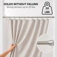 thumbnail image 2 of Tension Adjustable Shower Curtain Rod 28-47 Inches Stainless Steel Chrome, 2 of 9