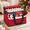 Red-36 - 4“ Ornaments, variant on Christmas Ornament Storbox With Adjustable Dividers Zippered Top Stores Up To 54 Holiday Ornaments (4 Inch) Xmas Ball Decorations