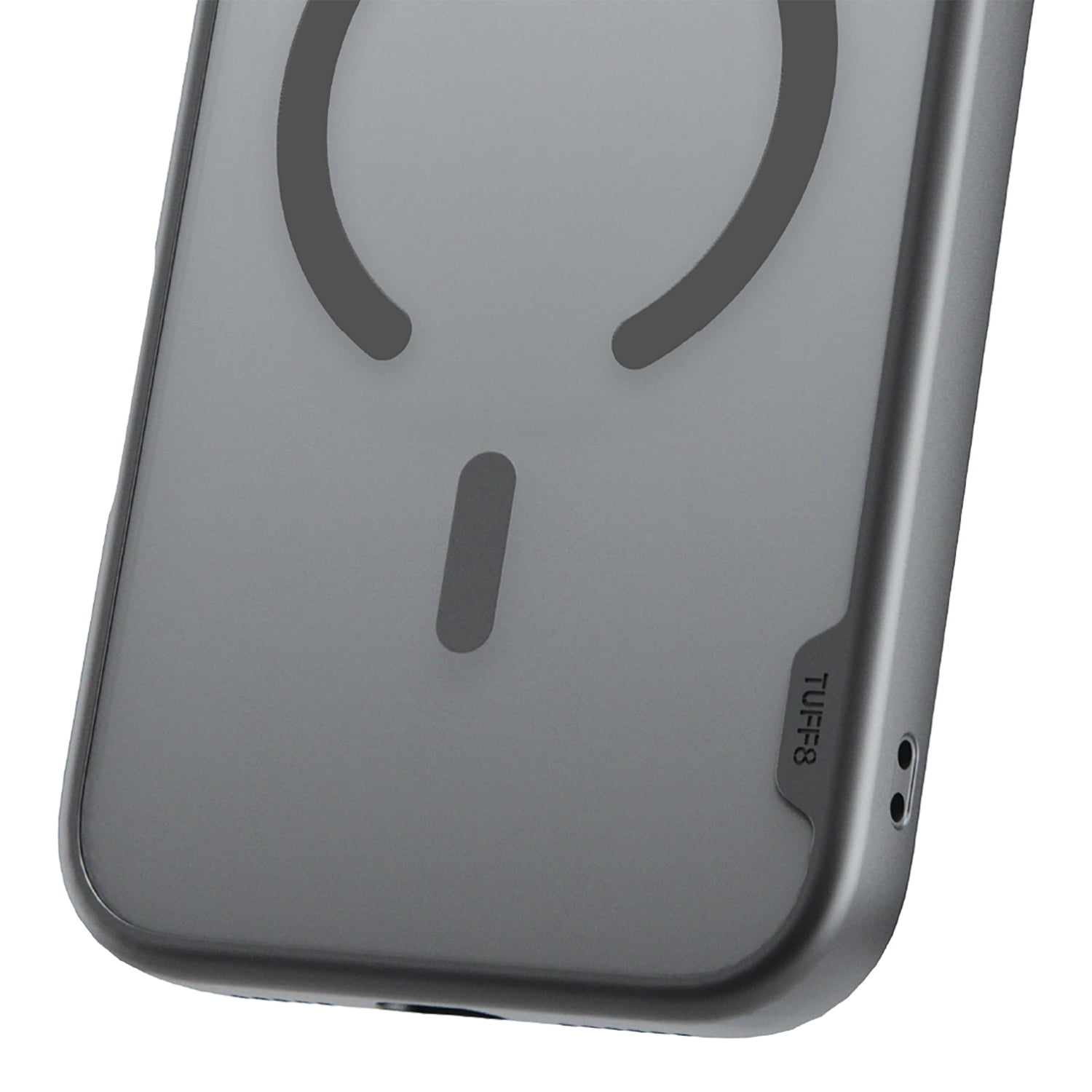 TUFF8 iPhone 18 Pro Max GlideGuard Mag Case, Smoke Black