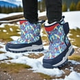thumbnail image 2 of Otqutp Kids 𝗦now Boots Boy's Girl's Waterproof Cold Weather Classic Camouflage Booties Winter Outdoor Hiking Thicken Shoes, 2 of 7