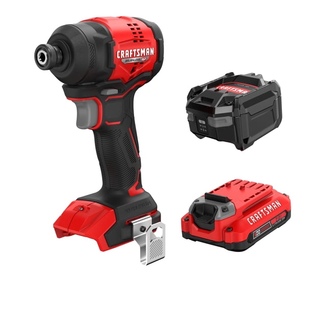 Kit de Atornillador de Impacto Compacto CRAFTSMAN V20 BRUSHLESS RP