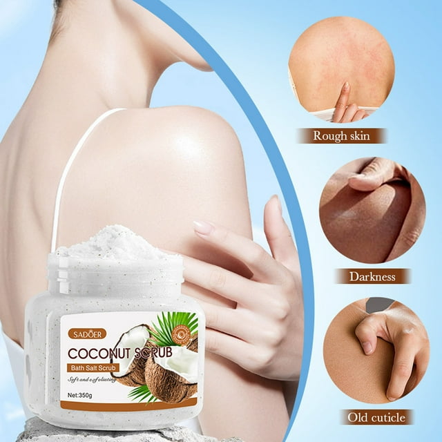 Exfoliante Corporal onlyliua Exfoliante de Coco Limpiador para Cuerpos muertos