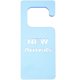 thumbnail image 1 of Sky-blue Acrylic Hanging Card for Clothing Shop Use 1 Pc, 1 of 4