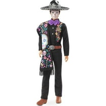 Barbie 2021 Dia De Muertos 2021 Ken Doll (12-in) Wearing Embroidered Shirt & Serape