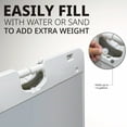 thumbnail image 6 of Jumbl A Frame Sandwich Board – 15.7 x 26” Display Sidewalk Sign with PVC Sign Protector (White), 6 of 7