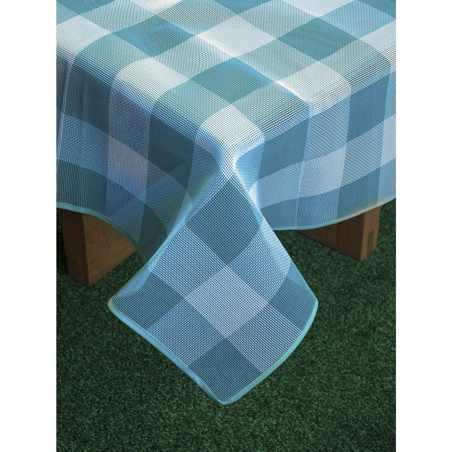 Lintex Linens Bistro Check Indoor/Outdoor Table Cloth